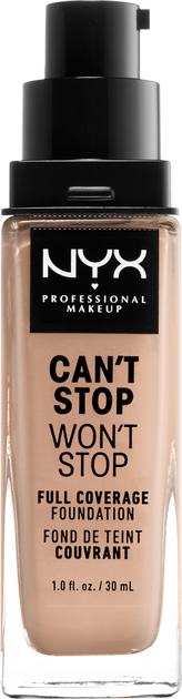 Podkład w płynie NYX Professional Makeup Can\'t Stop Won\'t Stop 24-Hour Foundation 05 Light 30 ml (800897157203) - obraz 2