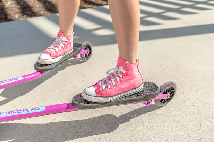 Hulajnoga dziecięca Yvolution Fliker Air A3 Fioletowo-niebieska (816661026927) - obraz 4