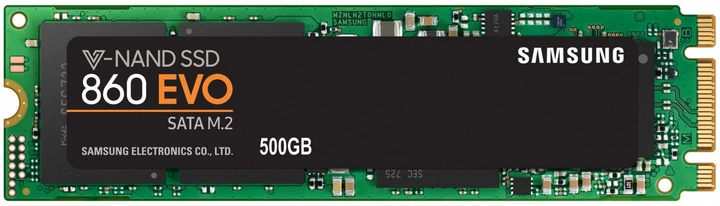 SSD диск Samsung 860 Evo-Series 500GB M.2 SATA III V-NAND 3bit MLC