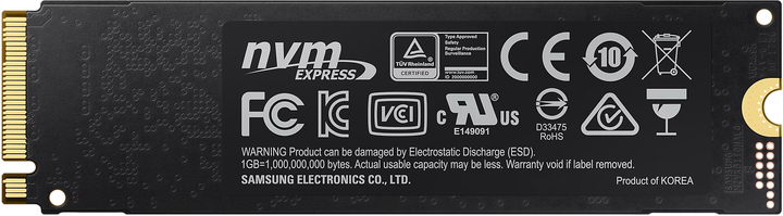 SSD диск Samsung 970 Evo Plus 1TB M.2 PCIe 3.0 x4 V-NAND MLC (MZ-V7S1T0BW) - изображение 2