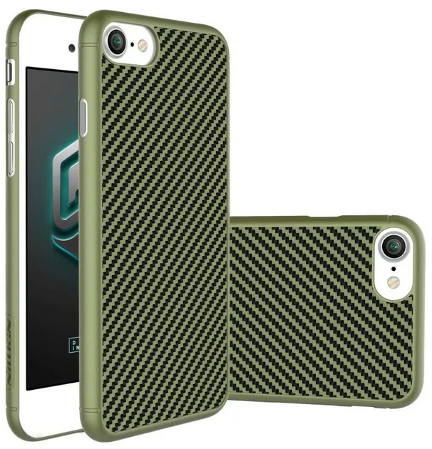 Чохол Nillkin Synthetic Fiber Apple iPhone 7 Green (NN-SF-IPX/BK) - зображення 3