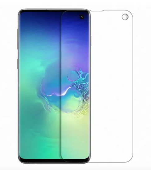 Гидрогелевая защитная пленка на Samsung Galaxy S10 на весь экран прозрачная - Фото 1 Гидрогелевая защитная пленка на Samsung Galaxy S10 на весь экран прозрачная - изображение 1