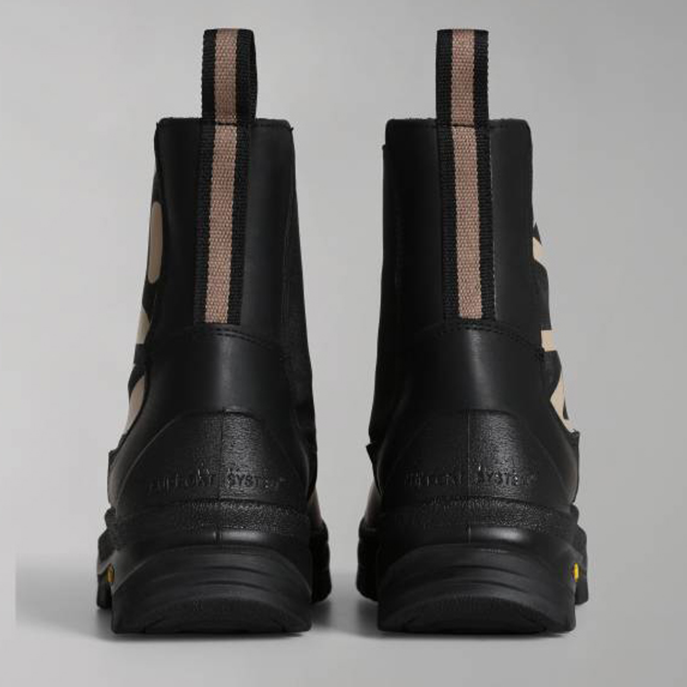 Жіночі челсі високі Napapijri Woman Leather Chelsea Boot NP0A4H7B-041 39 Чорні (196011578376) - зображення 2
