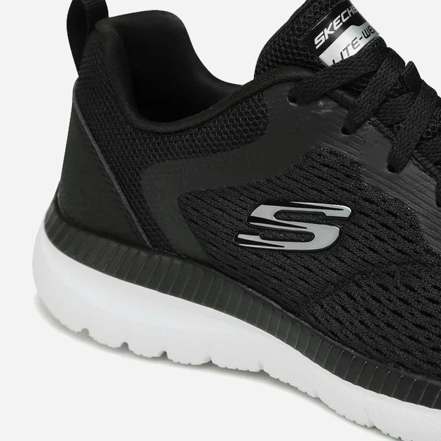 Sneakersy damskie Skechers Bountiful - Quick Path 12607-BKW 41 (11US) 28 cm Czarne (193642627275) - obraz 9