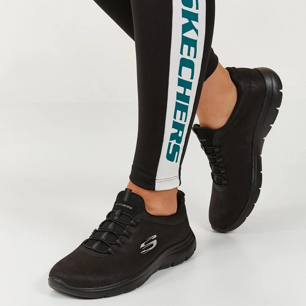 Sneakersy damskie SkechersSummits - Itz Bazik 88888301-BBK 36 (6US) 23 cm Czarne (193642660913) - obraz 11