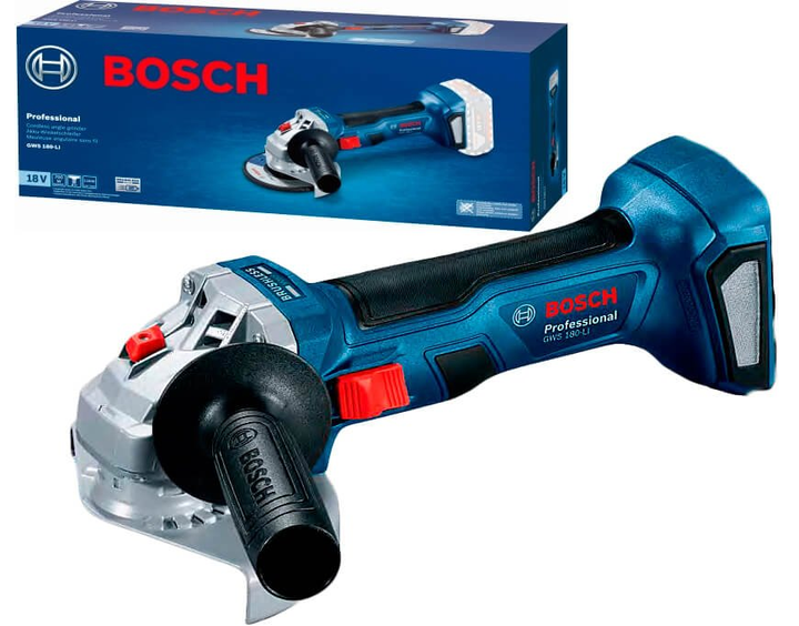 Болгарка аккумуляторная Bosch GWS 180-LI (06019H9020) – фото, отзывы ...