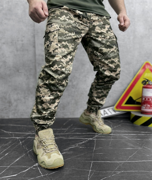 Тактические штурмовые армейские штаны Rip Stop 60 Пиксель - изображение 1