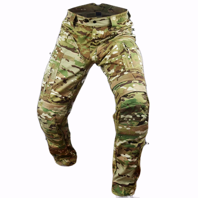 Тактичні штани з наколінниками ASAЕ Greta 50 Мультикам - зображення 1