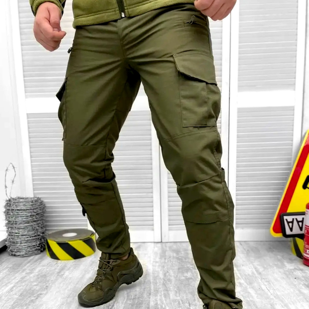 Тактические брюки НГУ Rip Stop 50 Олива - изображение 2