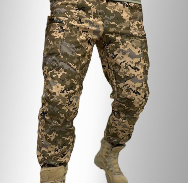 Тактичні брюки SoftShell 50 Піксель - зображення 1