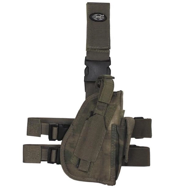 Кобура для пістолета настегенна регульована правобічна MFH HDT-camo FG - зображення 1