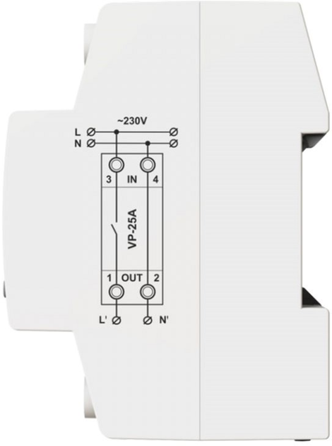 Реле напруги DigiTOP VP-25A M2R - зображення 4