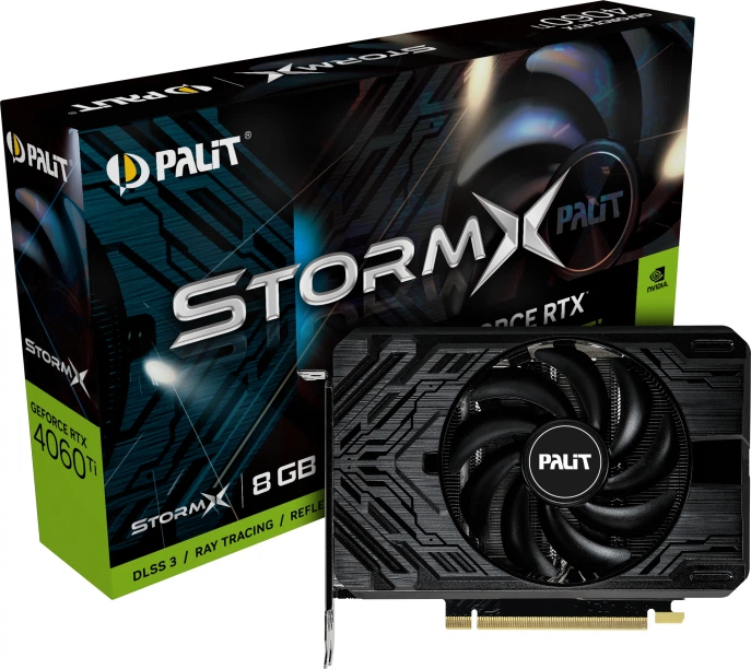 Karta graficzna Palit PCI-Ex GeForce RTX 4060 Ti StormX 8GB GDDR6 (128bit) (2535/18000) (HDMI, 3 x DisplayPort) (NE6406T019P1-1060F) - obraz 8