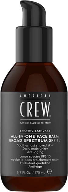 American Crew All-in-one Balsam po goleniu SPF15 170 ml (0669316222034) - obraz 1