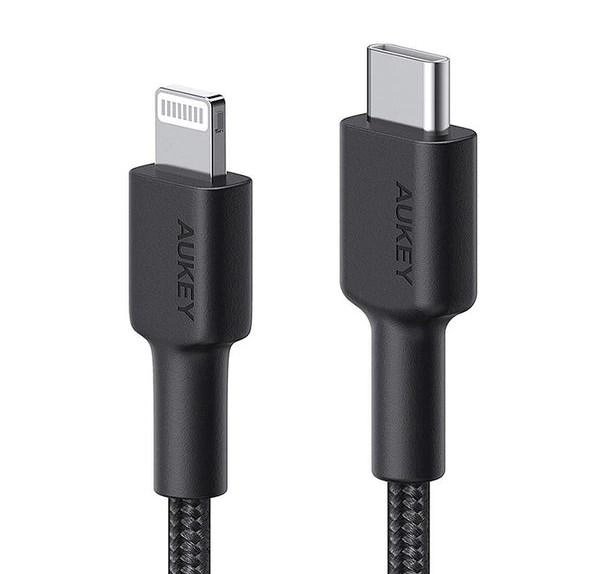 Кабель Aukey USB-C to Apple Lightning 2м (CB-CL03) - зображення 2