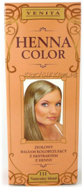 Venita Henna Color Balsam Nr 111 Natural Blond 75 ml (5902101000178) - obraz 1