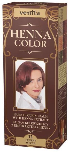 Venita Henna Color Balsam Nr 12 Cherry 75 ml (5902101710756) - obraz 1