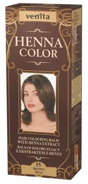 Balsam koloryzujący do włosów Venita Henna Color Balm №15 Brown 75 ml (5902101710787) - obraz 1