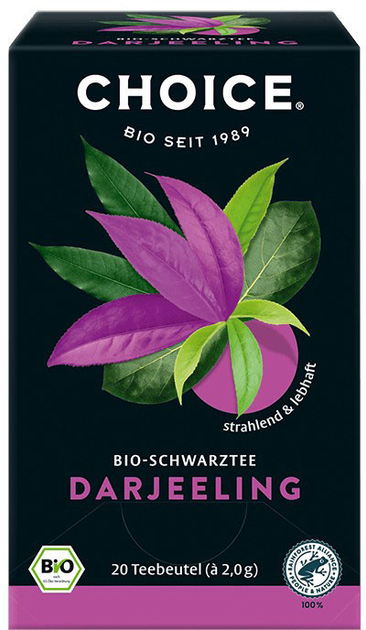 Choice Darjeeling Bio 20 saszetek (4012824000124) - obraz 1