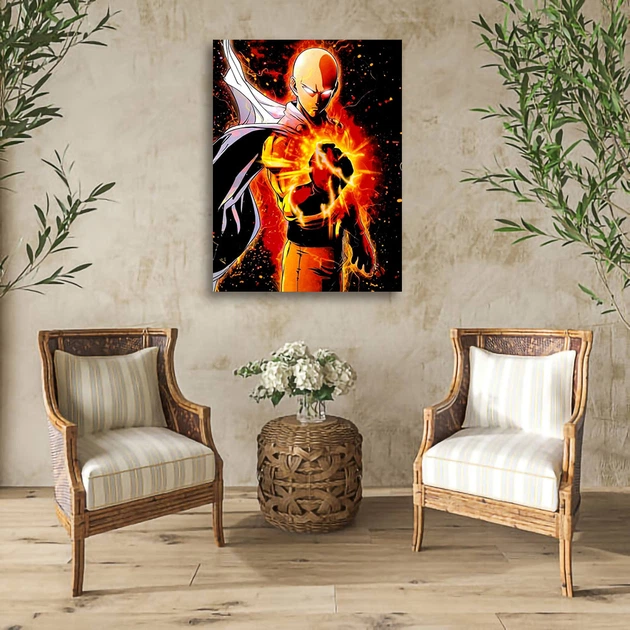 Алмазная Мозаика SHLab Аниме One Punch Man Сайтама Вышивка