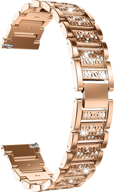 Металлический Браслет Glam для Garmin Vivoactive 3 Rose Gold (32785-27 ...