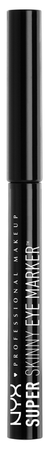 Лайнер NYX Professional Makeup Super Skinny Eye Marker 01 Carbon Black 9 мл (800897138523) - зображення 1