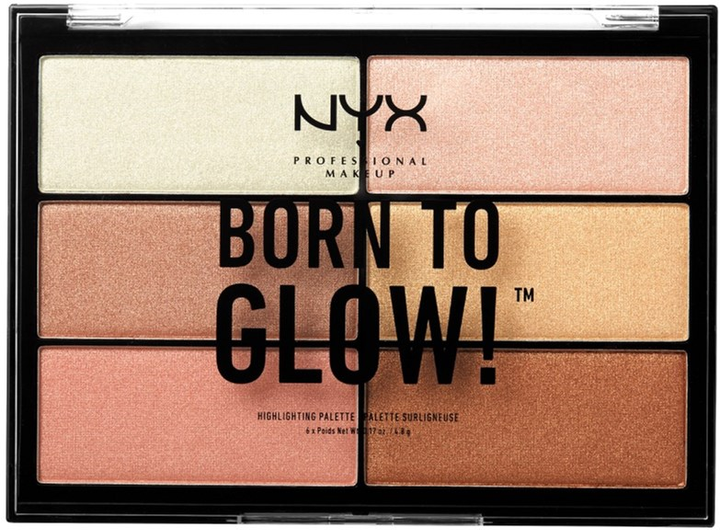 NYX Professional Makeup Born To Glow paleta rozświetlaczy 4,8 g (800897146184) - obraz 1