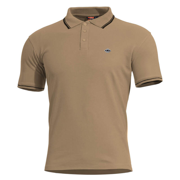 Поло Pentagon ANIKETOS POLO K09011-STR Medium, Tan Brown - зображення 1