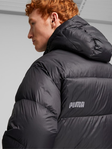 Puma packable hooded clearance jacket in black 85162101