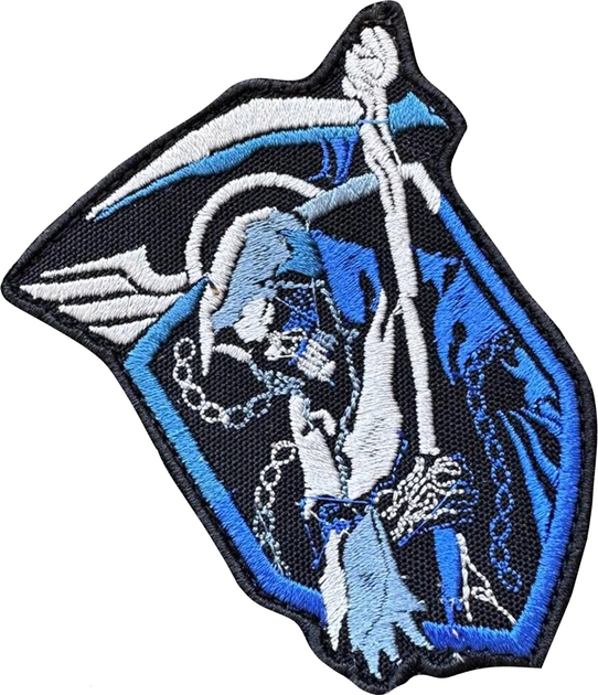 Военный шеврон Shevron.patch 9 x 7 см Черно-синий (27-568-9900) - изображение 1