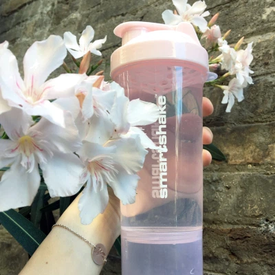 Шейкер спортивный SmartShake Slim 500ml Cotton Pink (10252501) - изображение 2