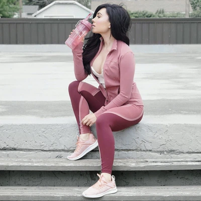 Шейкер спортивний SmartShake Original2GO One 800ml Deep Rose (10581501) - зображення 11