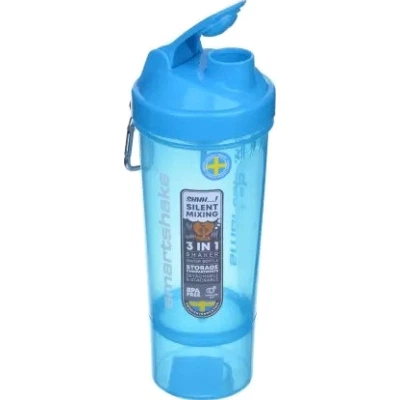 Шейкер спортивный SmartShake Slim 500ml Neon Blue (10253101) - изображение 2