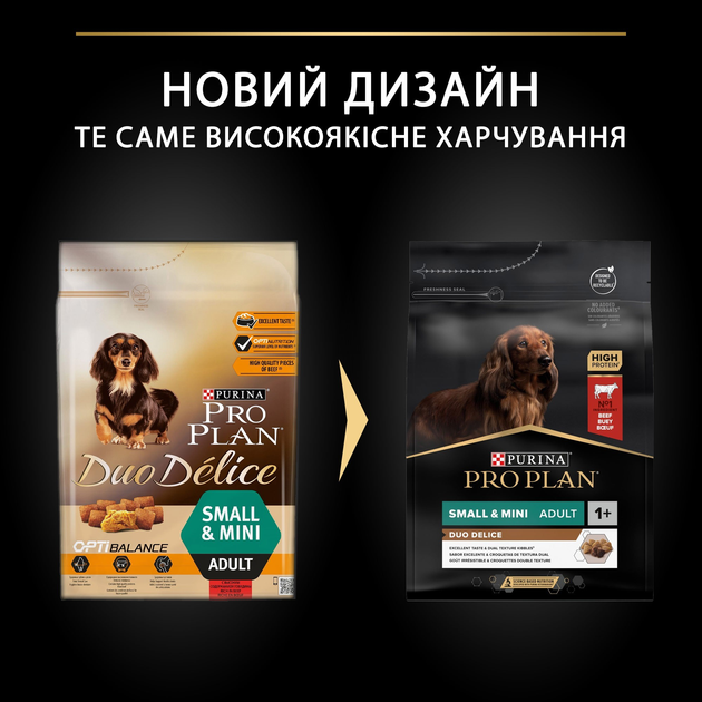 Сухой корм Purina Pro Plan (Пурина Про План) Duo Delice Beef для собак ...