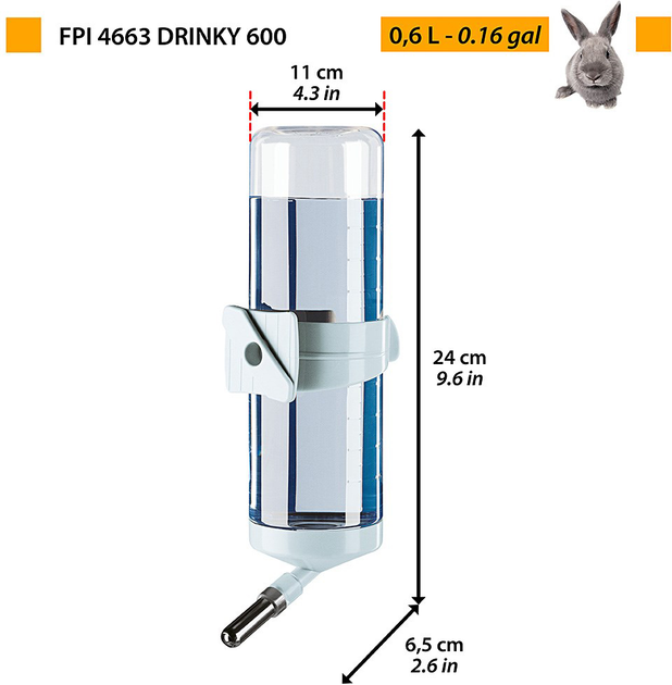 Поїлка для гризунів Ferplast DLZFPAPOI0005 - зображення 2