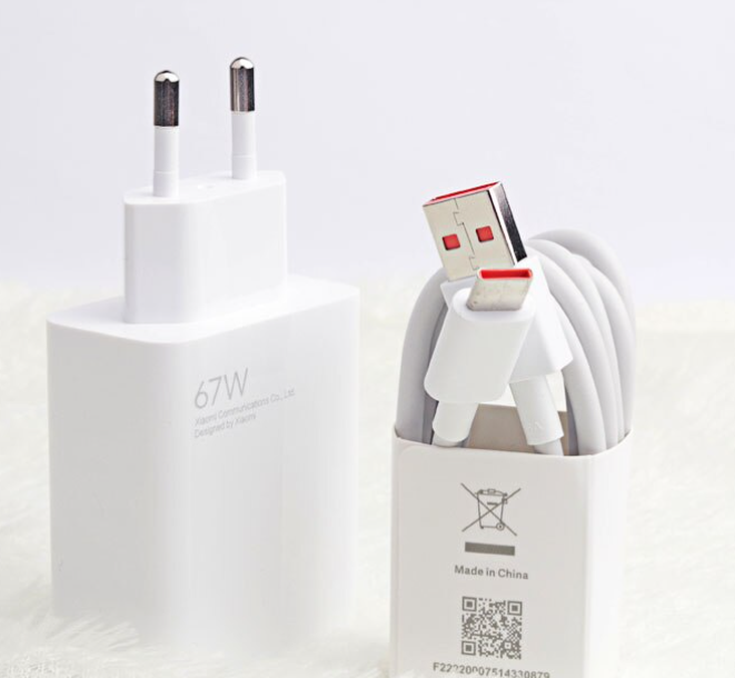 Зарядное устройство+кабель Mi Turbo Charge 67W USB Power Adapter для Xiaomi (017091) (white) - Фото 6 Зарядное устройство+кабель Mi Turbo Charge 67W USB Power Adapter для Xiaomi (017091) (white) - изображение 6