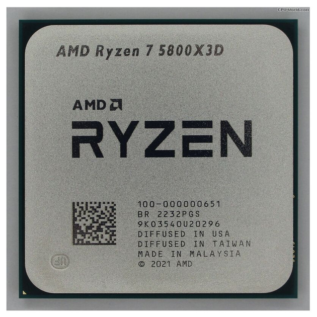 Процессор AMD Ryzen 7 5800X3D (100-000000651) – фото, отзывы ...