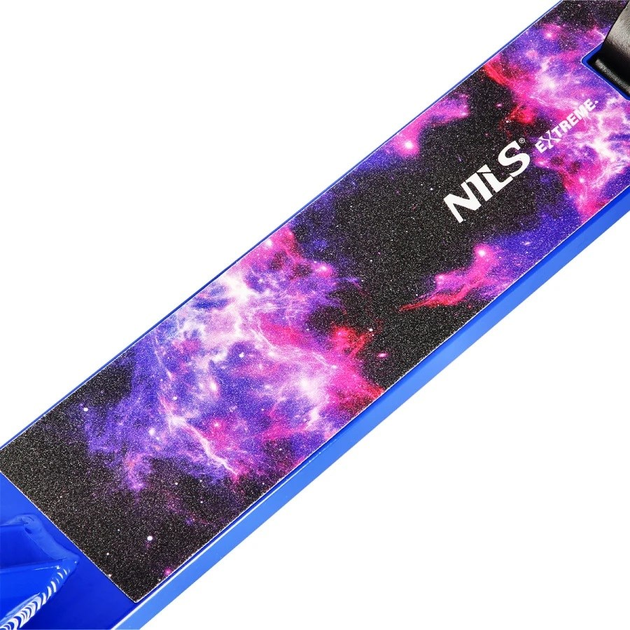 Hulajnoga dziecięca Nils Extreme do trikow HS021 SPACE Niebieska (16-50-238) - obraz 8