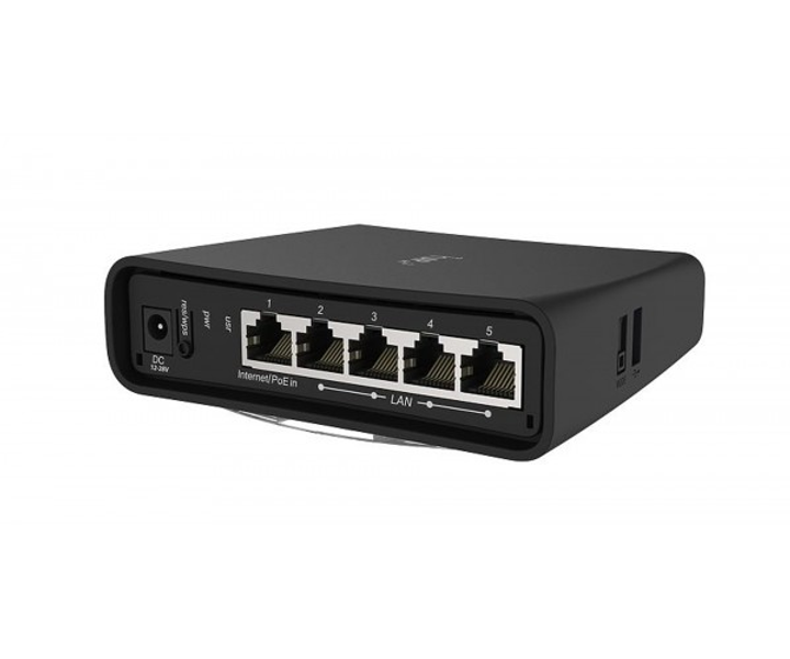 Маршрутизатор Mikrotik RBD52G-5HacD2HnD-TC hAP ac²with 716MHz CPU, 128MB RAM, 5 x Gbit LAN, built-in - зображення 3