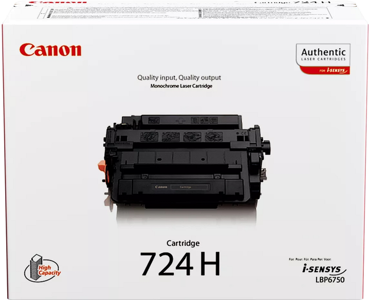 Toner Canon CRG-724H 3482B011 Black - obraz 1