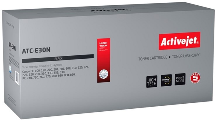 Toner Canon E-30 Activejet Supreme Black (ATC-E30N) - obraz 1