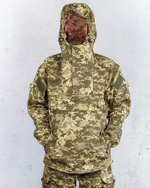 Куртка парка анорак військова форма бавовна 100% камуфляж піксель ЗСУ МM14 56-58, зріст 5/6 - зображення 1