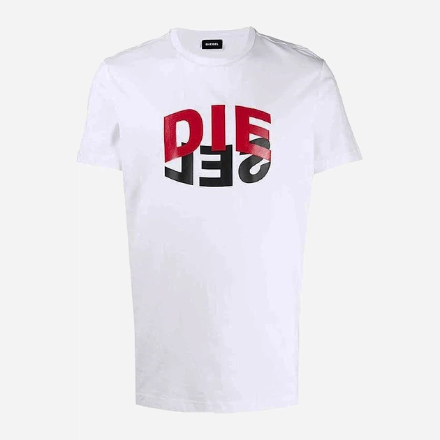 T-shirt męski Diesel T-DIEGOS-N22 A008280HAYU100 M (4US) Biały (8059010150467) - obraz 3