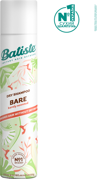 Сухой шампунь Batiste Bare 200 мл (5010724529836) – в интернет-магазине ...