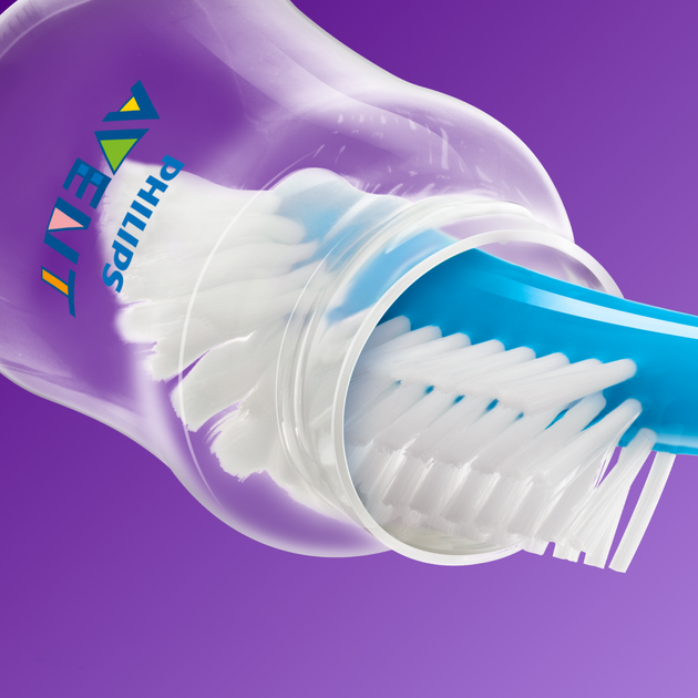 Silikonowy smoczek Philips AVENT Anti-Colic, szybki wypływ, 6 miesięcy. 2 szt. (SCY764/02) - obraz 5