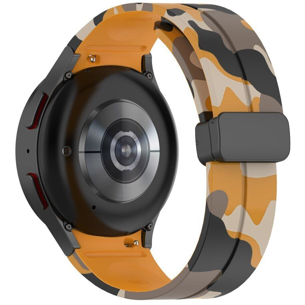 Ремешок для Samsung Galaxy Watch 4 Classic 42mm - желто-черный / ширина ...