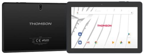 Планшет 10.1" Thomson TEOX-10 4/64Gb 4 ядра Android 10 5000 mAh Черный Ovеr Stоск g2 - изображение 2