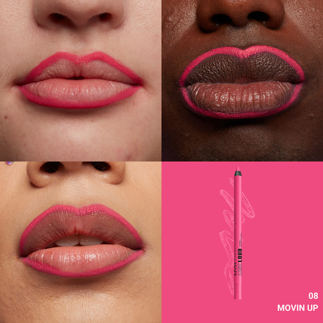 Олівець для контурів губ NYX Professional Makeup Line Loud 08 Movin Up 1.2 г (800897221683) - зображення 2
