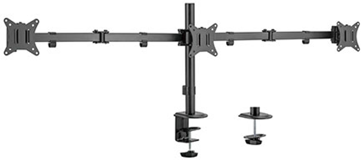 Настольное крепление HiSmart для трех мониторов 17-27" (HS082420 ...