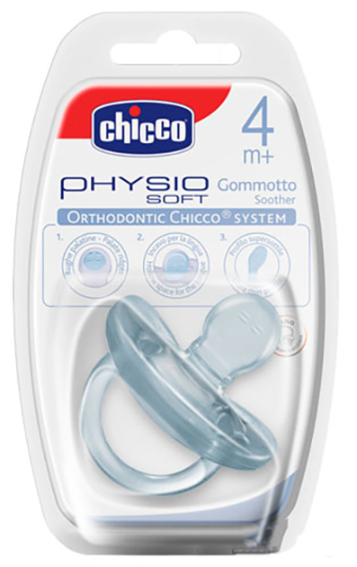 Пустушка Physio, силікон, M, 4 м+ Chicco (01809.00) - зображення 1